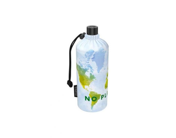 EMIL Gourde �cologique En Verre Isotherme - Housse En Coton Bio - Etoiles - 600ml (9)