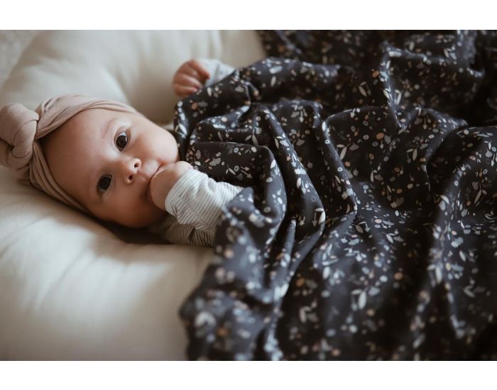 SNAP THE MOMENT Couverture 2 en 1 Photobooth 100% coton - Bloom (15)