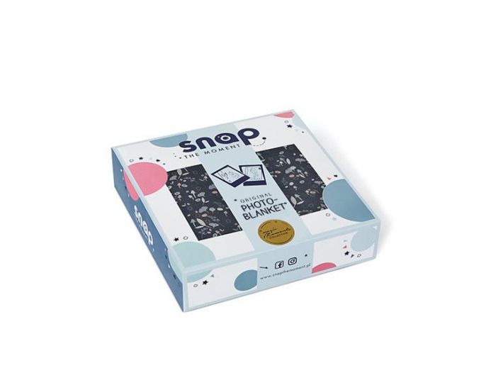 SNAP THE MOMENT Couverture 2 en 1 Photobooth 100% coton - Bloom (3)