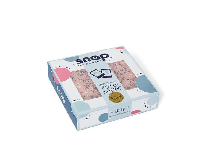 SNAP THE MOMENT Couverture 2 en 1 Photobooth 100% Coton - Flora (3)