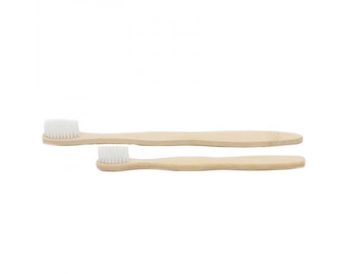 Brosse  dents en Bambou Lot de 4 brosses pour la famille (1)