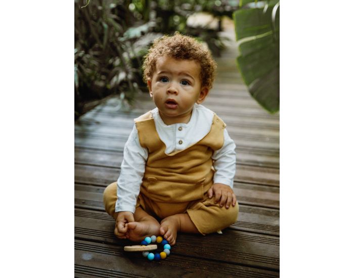 MAWEN MATERNE Hochet Silicone Bois - El�phant - D�s 4  Mois (3)