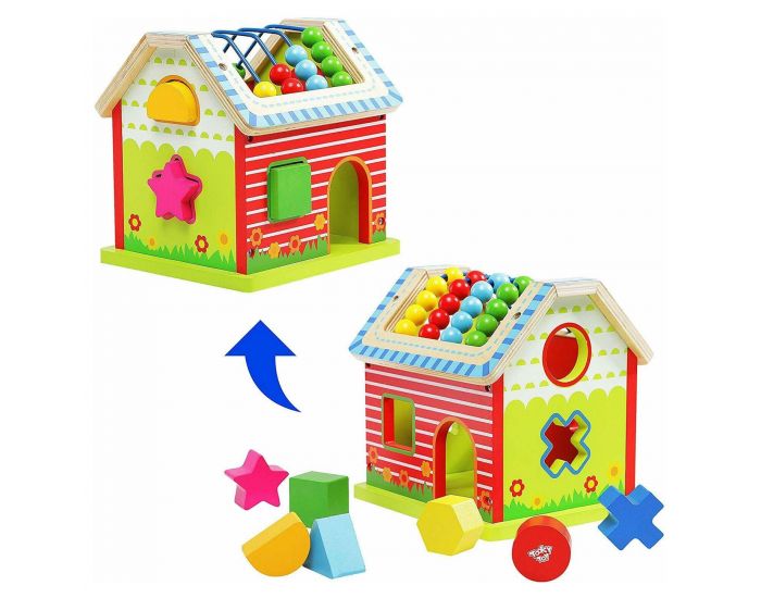 SEVIRA KIDS Jouet En Bois - Maison D'Activit�s Avec Boulier - 18 Mois (1)