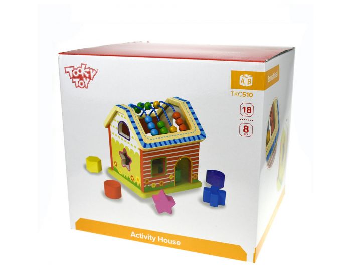 SEVIRA KIDS Jouet En Bois - Maison D'Activit�s Avec Boulier - 18 Mois (6)