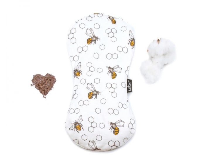 KIPKEP Bouillotte S�che D�houssable Aux Graines De Lin - Eco Bee - 28 cm x 12 cm (2)