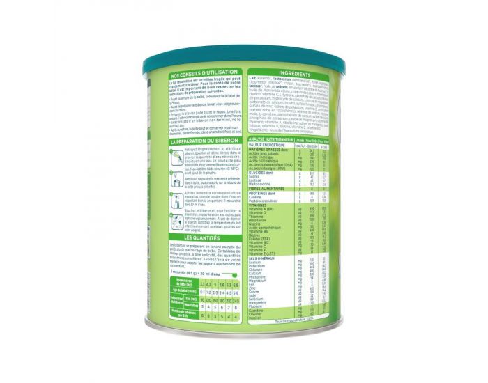 MODILAC Modilac Bio 1 - boite de 800g (1)