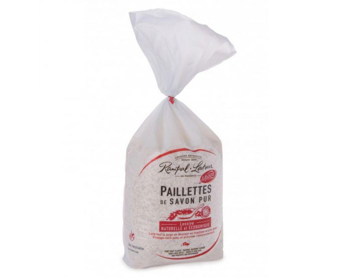 RAMPAL LATOUR Paillettes Blanches Savon Pur Lessive en Machine et � la Main - Sans Parfum - 1,5kg (3)