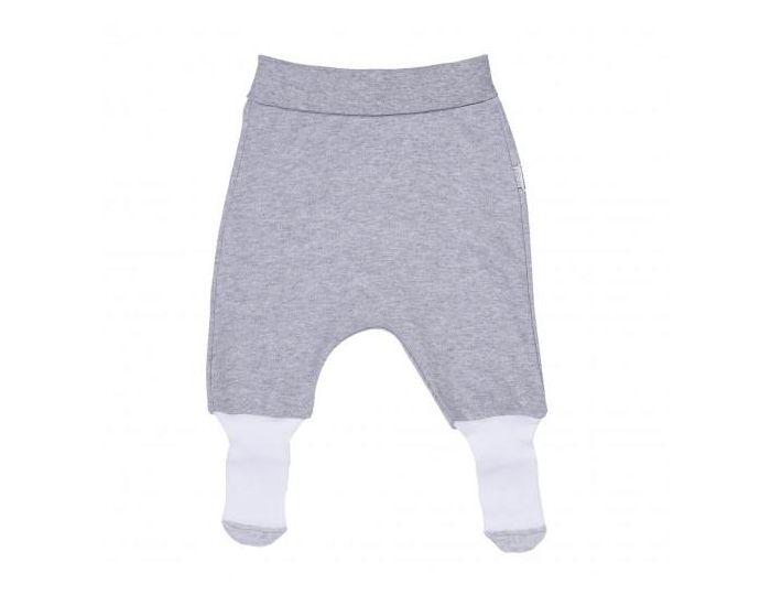 SEVIRA KIDS Pantalon B�b� A Pieds En Coton Bio - LINO (1)
