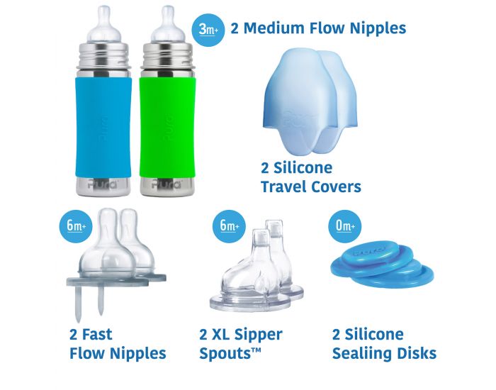  Coffret Biberon inox - 325 ml (1)