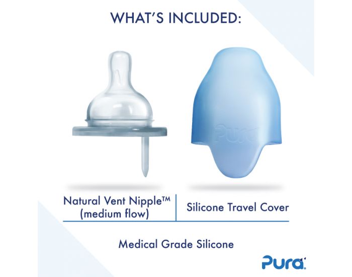  PURA Biberon Evolutif en Inox - 325 ml (4)