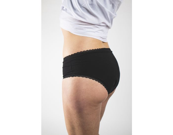 LA MINETTE Culotte Menstruelle Dentelle & Coton Bio - La Moussaillonne (2)