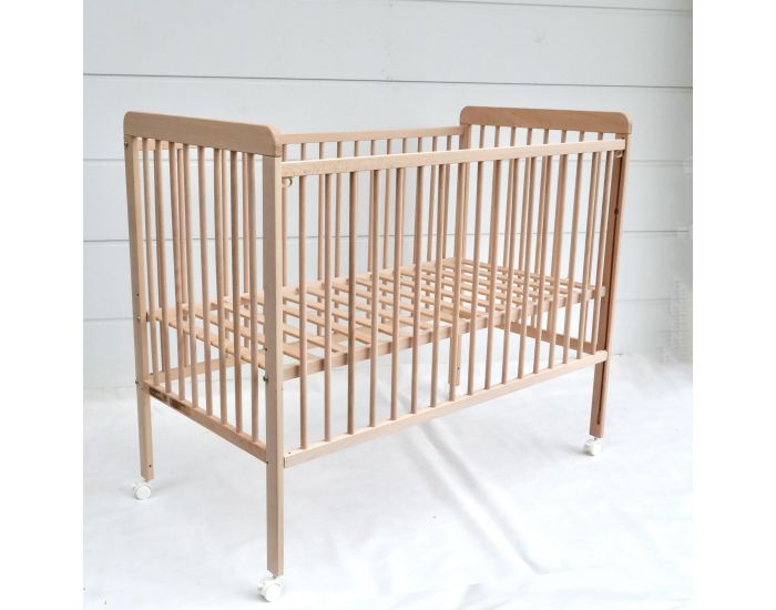 EUROPE & NATURE Lit B�b� Coulissant Bois De H�tre - 60x120 cm (1)