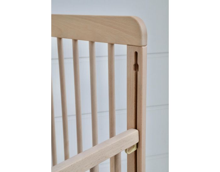 EUROPE & NATURE Lit B�b� Coulissant Bois De H�tre - 60x120 cm (2)