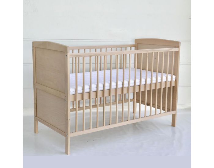 EUROPE & NATURE Lit B�b� Evolutif - Bois De H�tre - 60x120 cm (1)