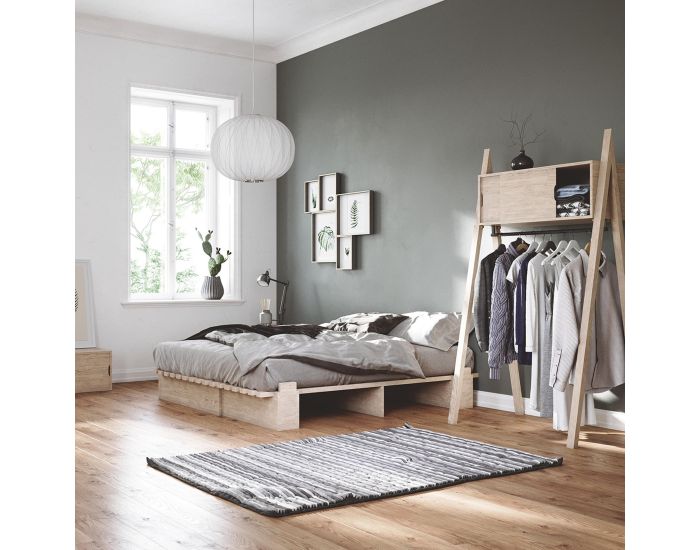 EUROPE & NATURE Lit Everlasting Sans Clou Ni Cis Extensible - Pin Massif Naturel (1)