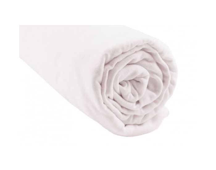 EASY DORT Lot De 3 Draps Housse Jersey De Coton Bio - 70x160 cm (1)