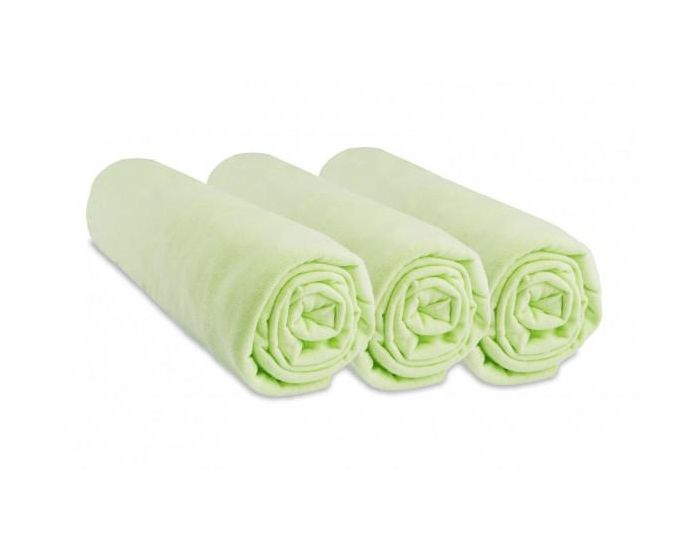 EASY DORT Lot de 3 Draps Housse - Jersey 100% Coton - 40x80 / 40x90 cm (1)