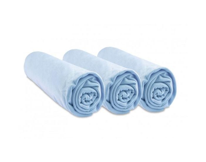 EASY DORT Lot De 3 Draps Housse - Viscose de Bambou - 70x140 cm (1)