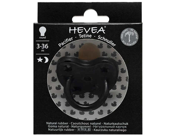 Hevea Tétine - 3-36 Mois - 2 Pack - Caoutchouc Naturel - Gorgeous Grey & S