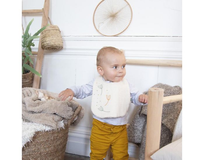 PITIGAIA Bavoir 2ime Age en Coton Bio (1)