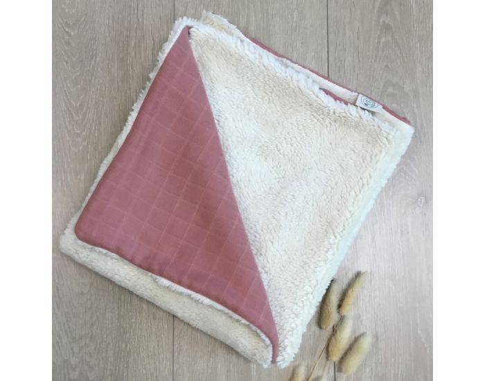 PITIGIA Couverture en Peluche de Coton Bio Fleurs (1)