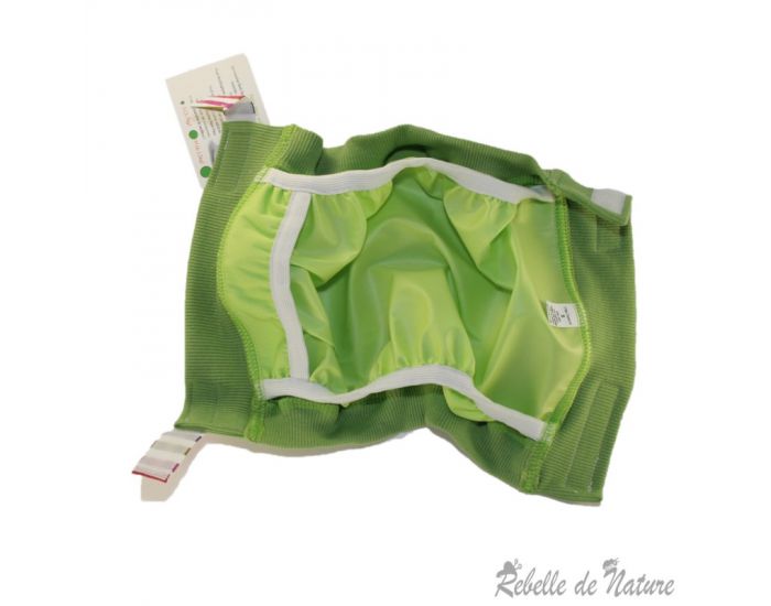  P'TITS DESSOUS Couche Lavable TE3 Hybride P'tit P�a - Verte (1)