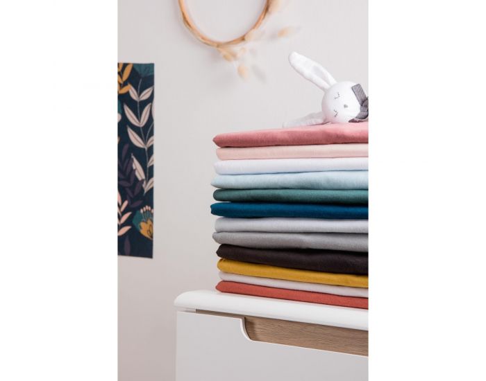 KADOLIS Drap Housse Coton Bio - Pour Lit B�b� Naturel (8)