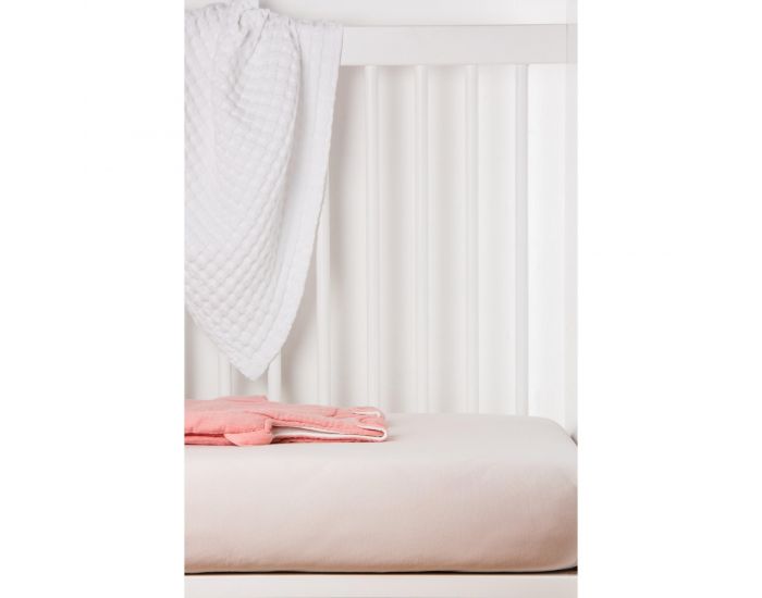 KADOLIS Drap Housse Coton Bio - Pour Lit B�b� Naturel (9)