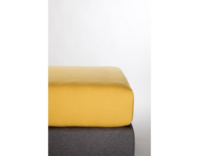 KADOLIS Drap Housse Coton Bio - Enfant Miel (4)