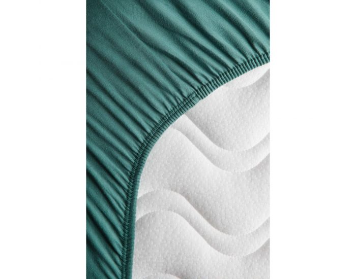 KADOLIS Drap Housse Coton Bio - Enfant Eucalyptus (6)