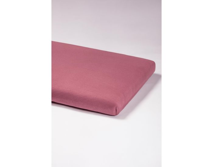 KADOLIS Drap Housse Coton Bio - Berceau/Landau Bois De Rose 40 x 80 cm (1)