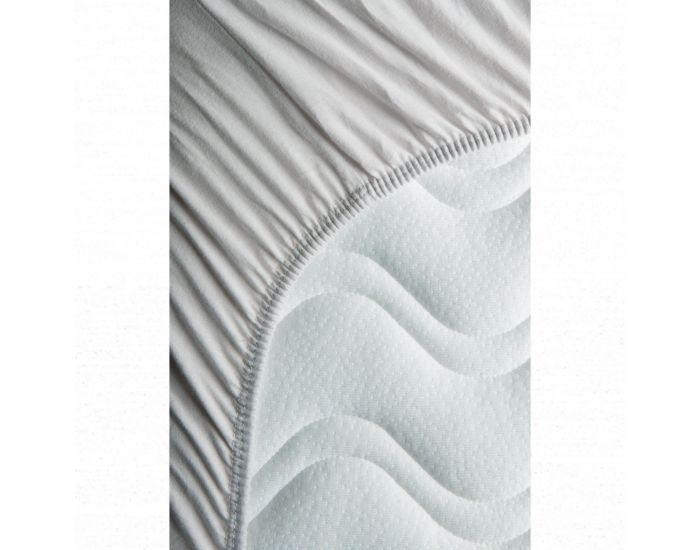 KADOLIS Drap Housse Coton Bio - Berceau/Landau Naturel (14)