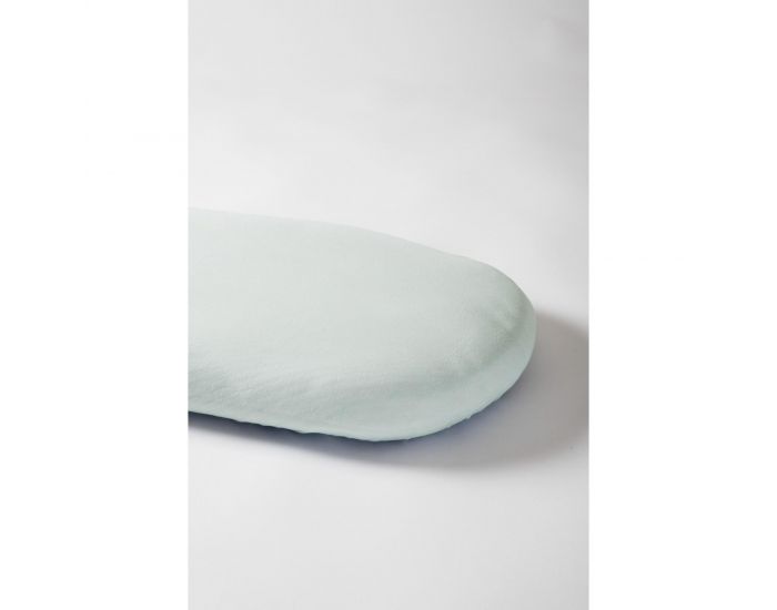 KADOLIS Drap Housse Coton Bio - Berceau/Landau Bleu C�ladon 40 x 80 cm (12)