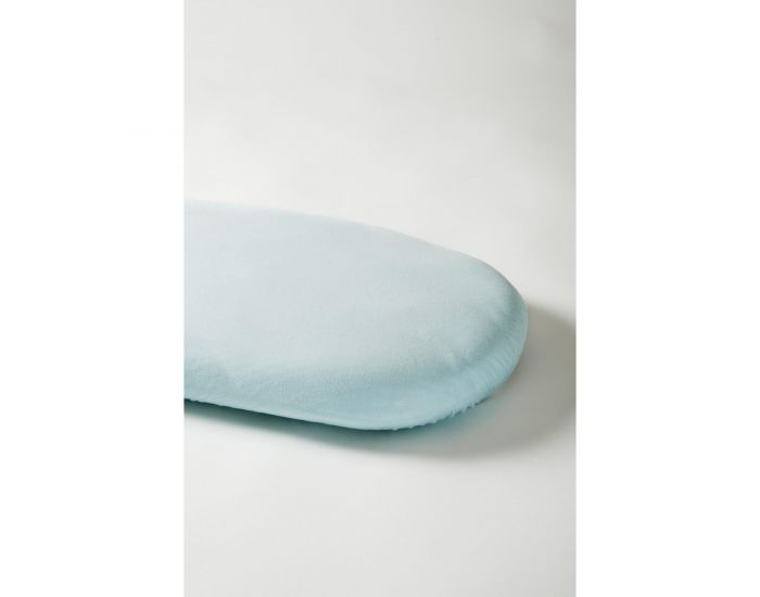 KADOLIS Drap Housse Coton Bio - Berceau/Landau Bleu C�ladon 40 x 80 cm (9)