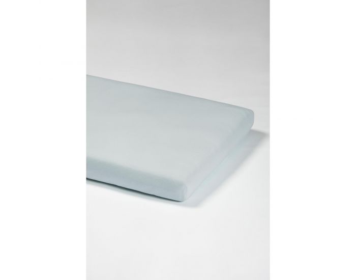 KADOLIS Drap Housse Coton Bio - Berceau/Landau Gris Perle (4)