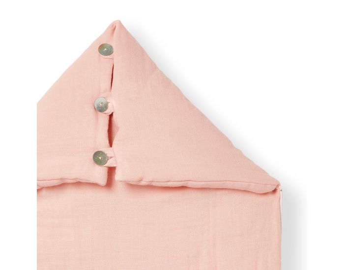 LUCIOLE ET CIE Nid D'Ange Fille En Gaze De Coton Biologique - Naissance Rose poudr� (1)