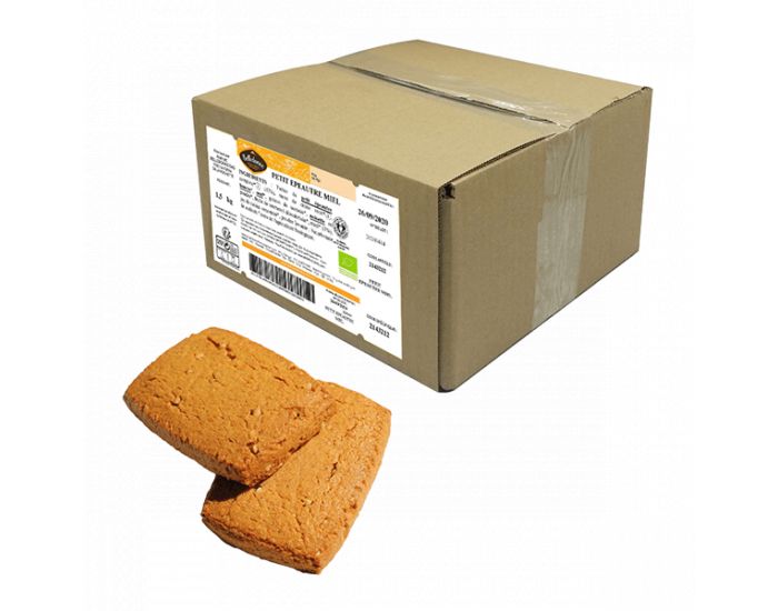 BELLEDONNE Biscuit Petit Epeautre Miel Bio Vrac - 1.5 kg  (1)