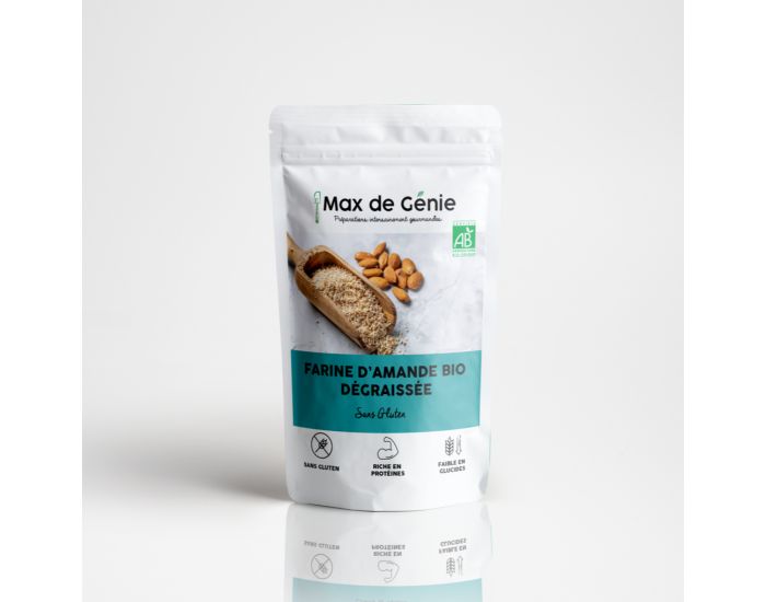 MAX DE GENIE Farine d'Amande D�graiss�e Biologique - 250g (1)