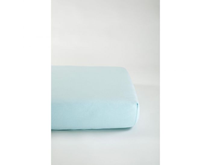 KADOLIS Drap Housse en Coton Bio - Lit B�b� - Bois de Rose (5)