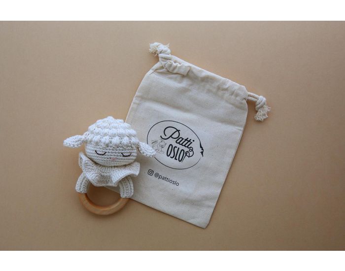 Patti Oslo Hochet Grelot Anneau De Dentition Agneau - 15 cm - D�s La Naissance (2)