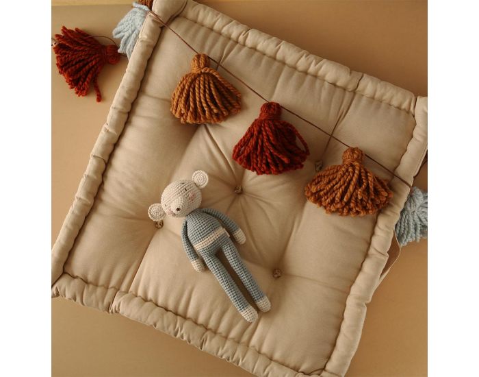 Patti Oslo Doudou Souris Bleue - 25 cm - D�s La Naissance (2)