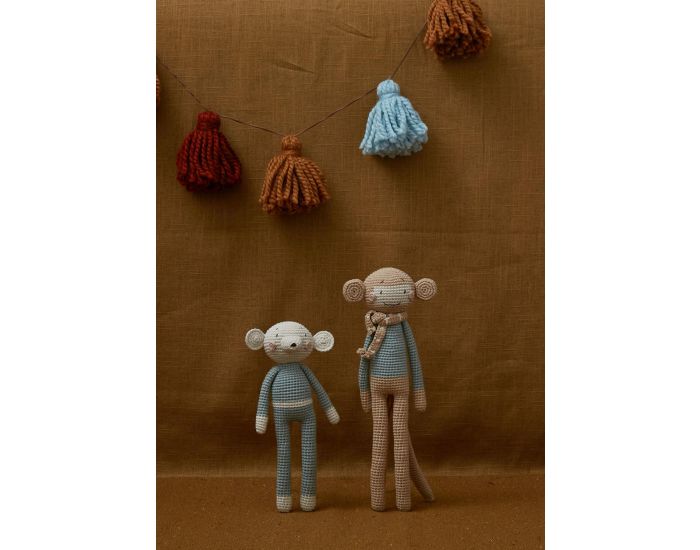 Patti Oslo Doudou Singe Beige - 33 cm - D�s La Naissance (1)