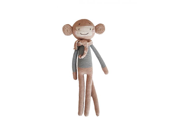 Patti Oslo Doudou Singe Beige - 33 cm - D�s La Naissance (2)