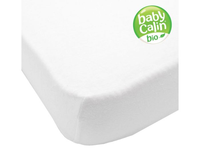 BABYCALIN BIO Drap Housse Berceau Bio - 85x50 cm (1)