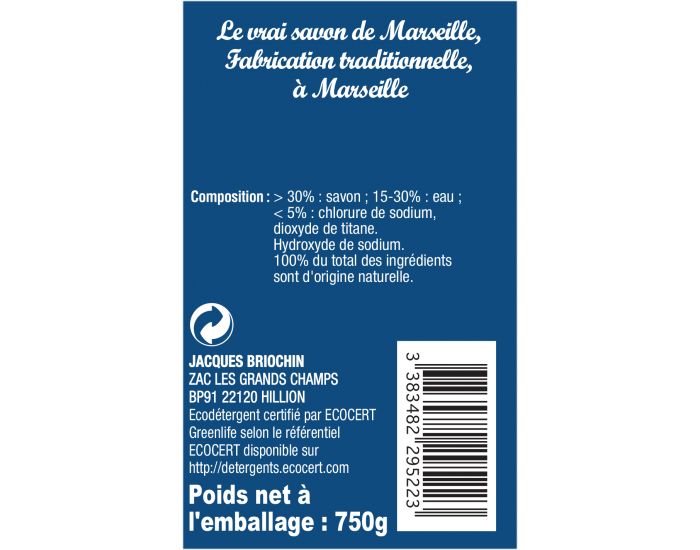 JACQUES BRIOCHIN Les Paillettes de Savon de Marseille - 750gr (2)