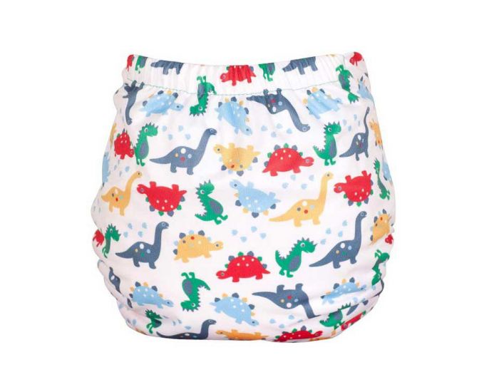 TOTS BOTS Couche Lavable TE1 - Easyfit - Taille Unique (3.5-15kg) - Dino March (2)