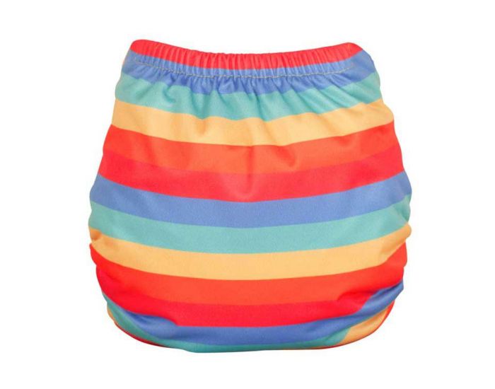 TOTS BOTS Couche Lavable TE1 - Easyfit - Taille Unique (3.5-15kg) - Rainbow Stripe (1)