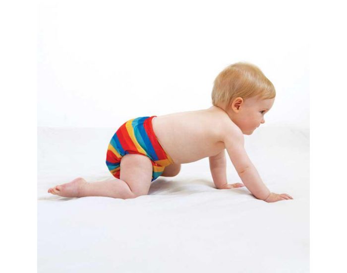 TOTS BOTS Couche Lavable TE1 - Easyfit - Taille Unique (3.5-15kg) - Rainbow Stripe (2)