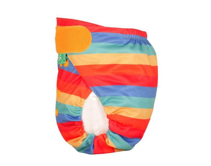 TOTS BOTS Couche Lavable TE1 - Easyfit - Taille Unique (3.5-15kg) - Rainbow Stripe (3)