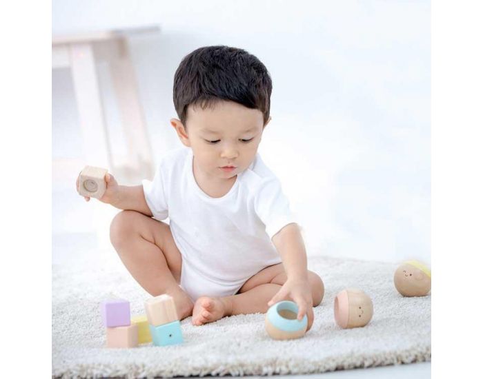 PLAN TOYS T�tes Sensorielles Pastel - D�s 6 mois (2)